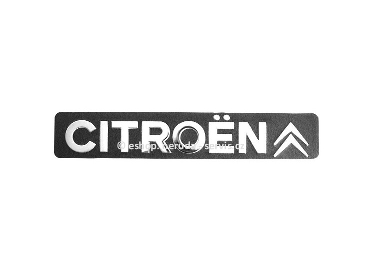 Typový štítek automobilky Citroën + logo